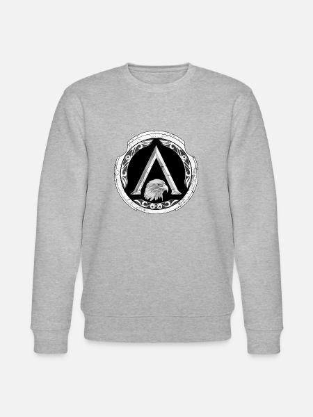 Golden Eagle Sparta Symbol - Stanley/Stella CHANGER Unisex Organic Sweatshirt - heather grey