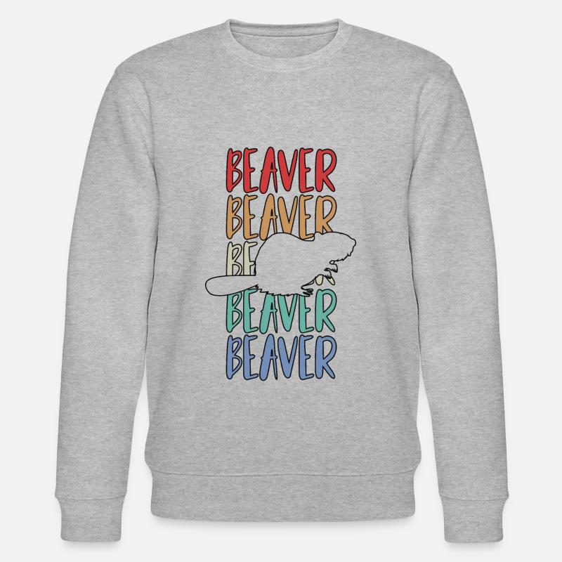 Castor - Sweat bio CHANGER Stanley/Stella Unisexe - gris chiné