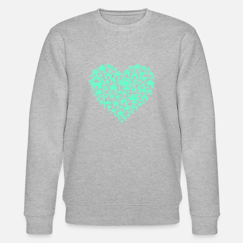 L’amour de la maison - Sweat bio CHANGER Stanley/Stella Unisexe - gris chiné