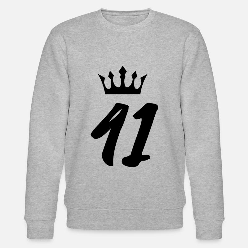 41 Couronne numérique - Sweat bio CHANGER Stanley/Stella Unisexe - gris chiné