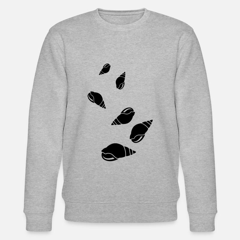 Shell symbol - Stanley/Stella CHANGER Unisex Organic Sweatshirt - heather grey