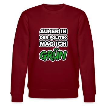 Grün - Stanley/Stella Unisex Bio-Sweatshirt CHANGER  - Burgunderrot - Vorne - Nik (191cm) & Marisol (170cm)