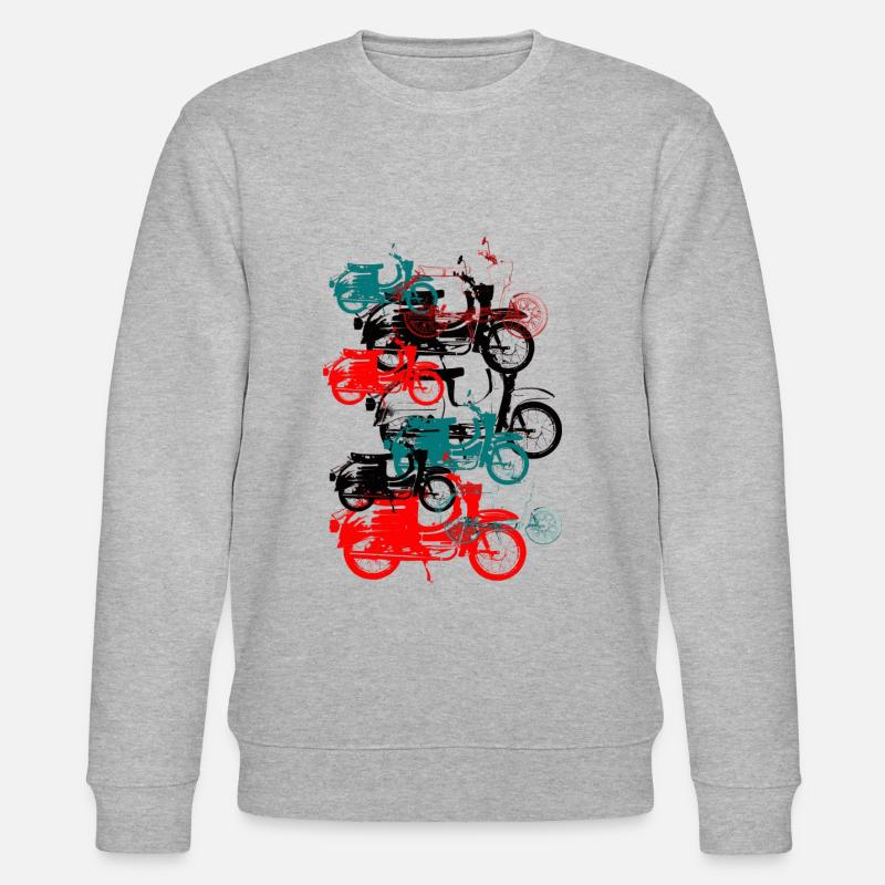 Schwalbegrafik 1 - Stanley/Stella Unisex Bio-Sweatshirt CHANGER  - Grau meliert