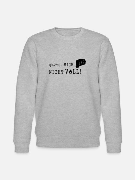 WRONG ME NOT FULL - Stanley/Stella CHANGER Unisex Organic Sweatshirt - heather grey