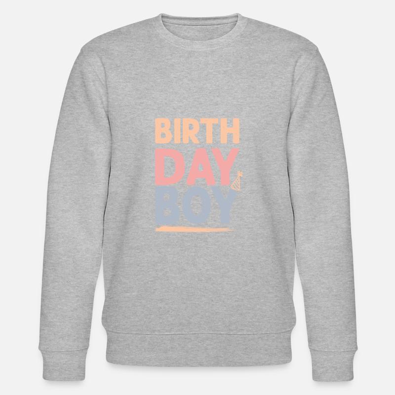 Birthday Boy - Stanley/Stella Unisex Bio-Sweatshirt CHANGER  - Grau meliert