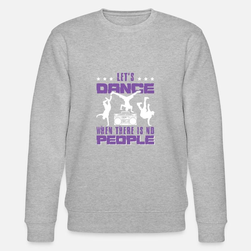 breakdance tanzen - Stanley/Stella Unisex Bio-Sweatshirt CHANGER  - Grau meliert