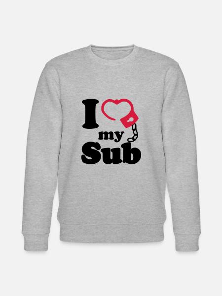 I Love my Sub - Stanley/Stella CHANGER Unisex Organic Sweatshirt - heather grey