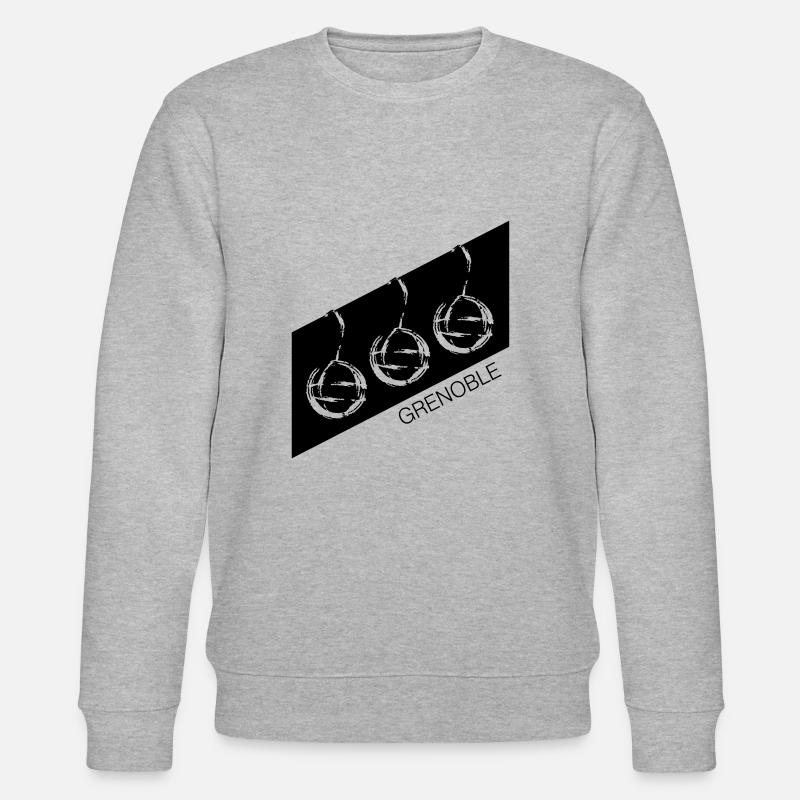grenoble - Stanley/Stella Unisex Bio-Sweatshirt CHANGER  - Grau meliert