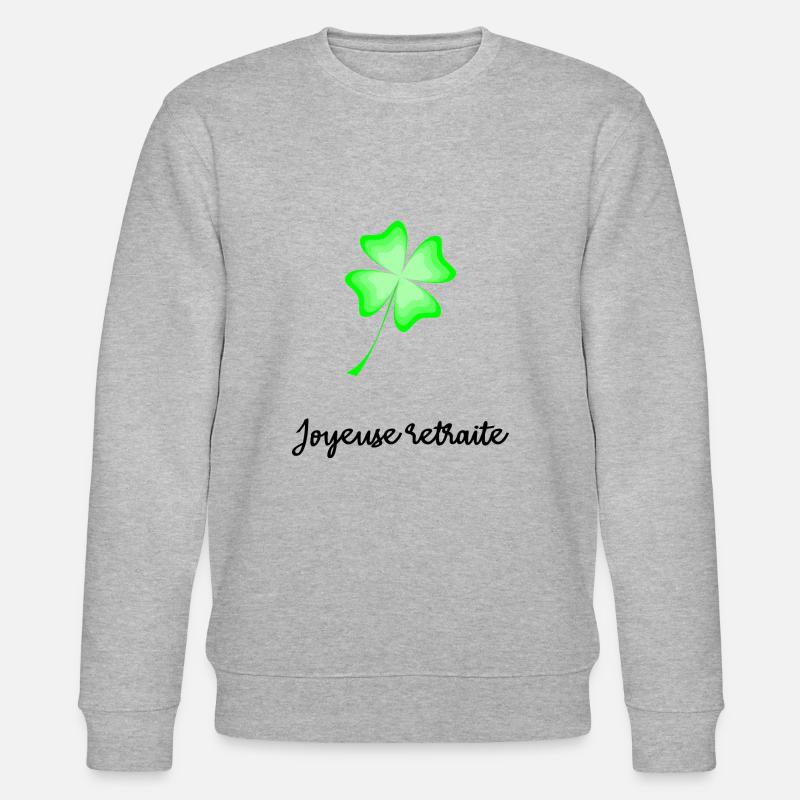 RETRAITE. BONNE RETRAITE. JOYEUSE RETRAITE. - Sweat bio CHANGER Stanley/Stella Unisexe - gris chiné