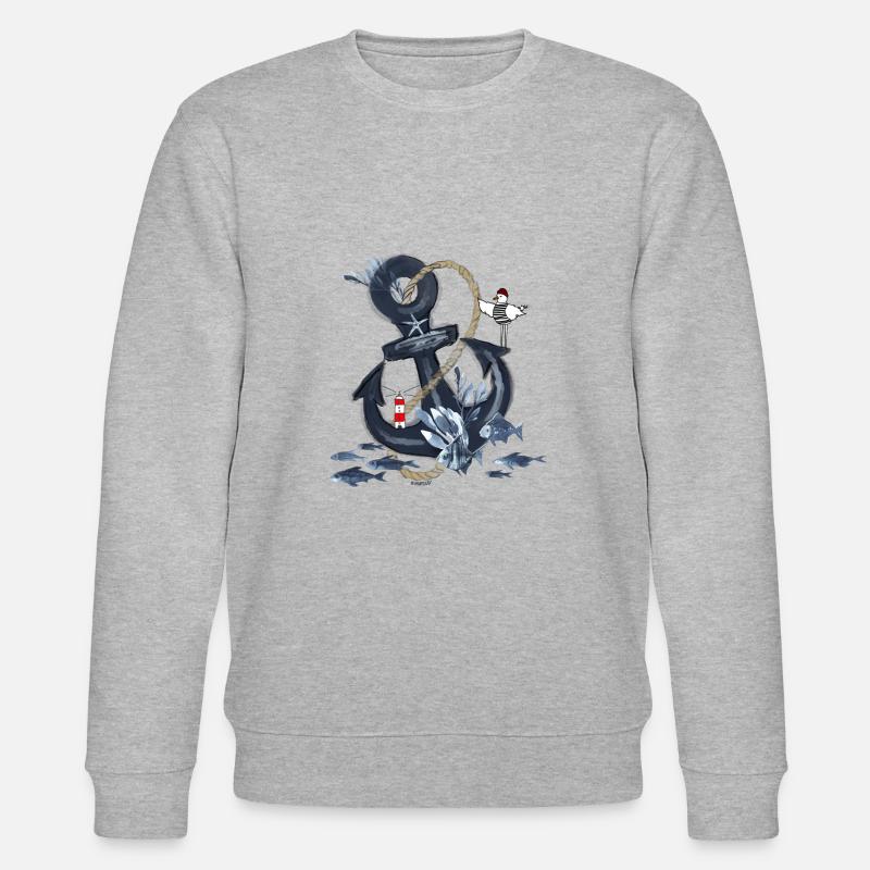 Anker - Stanley/Stella Unisex Bio-Sweatshirt CHANGER  - Grau meliert