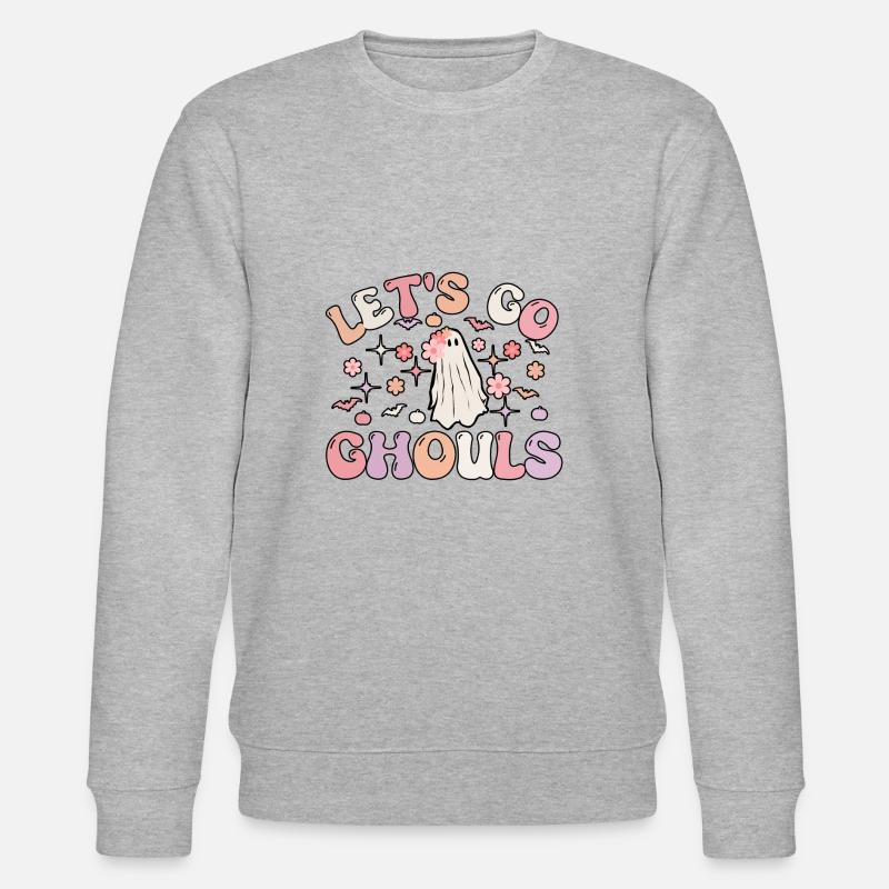 Lass uns Ghule gehen - Stanley/Stella Unisex Bio-Sweatshirt CHANGER  - Grau meliert