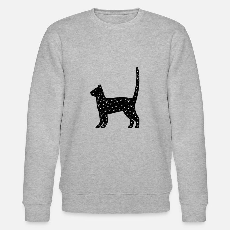 Chat céleste - Sweat bio CHANGER Stanley/Stella Unisexe - gris chiné