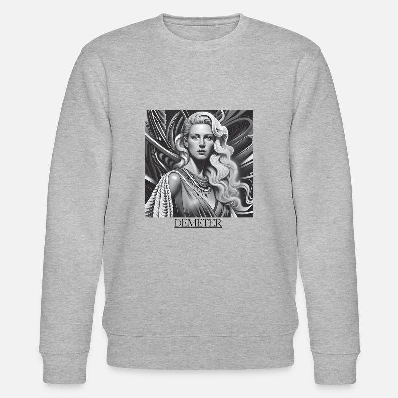 GREEK DEMETER - Stanley/Stella Unisex Bio-Sweatshirt CHANGER  - Grau meliert