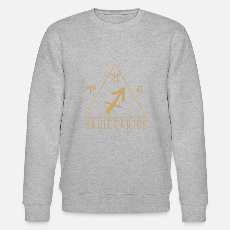 Sagittarius - Stanley/Stella CHANGER Unisex Organic Sweatshirt - heather grey