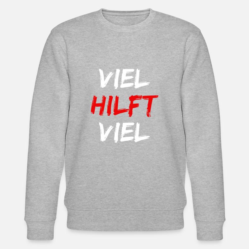 Beaucoup aide beaucoup - Sweat bio CHANGER Stanley/Stella Unisexe - gris chiné