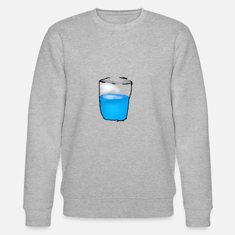 Wasserglas - Stanley/Stella Unisex Bio-Sweatshirt CHANGER  - Grau meliert