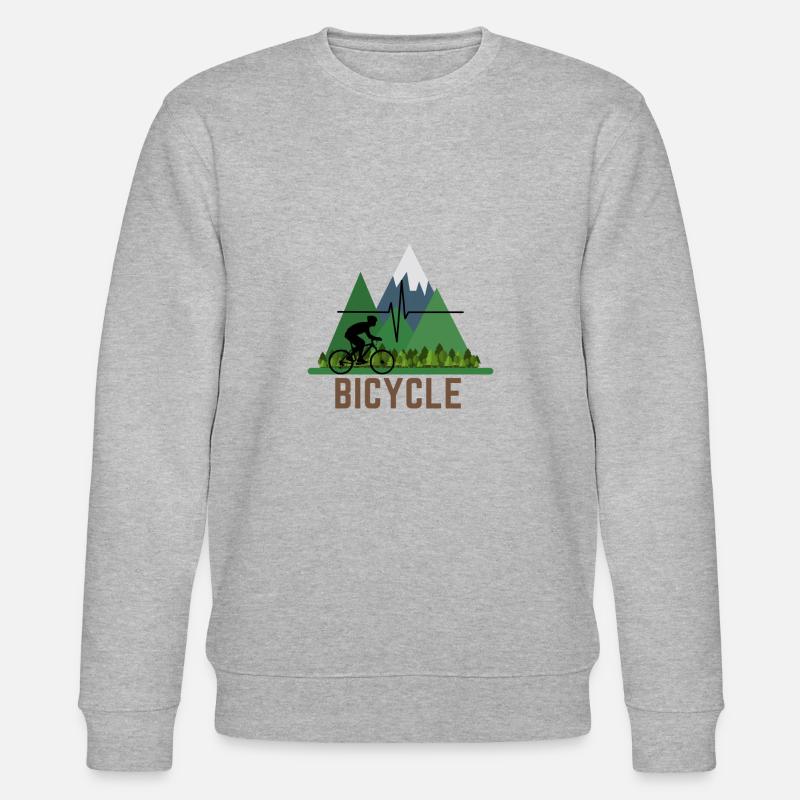 Fahrrad - Stanley/Stella Unisex Bio-Sweatshirt CHANGER  - Grau meliert