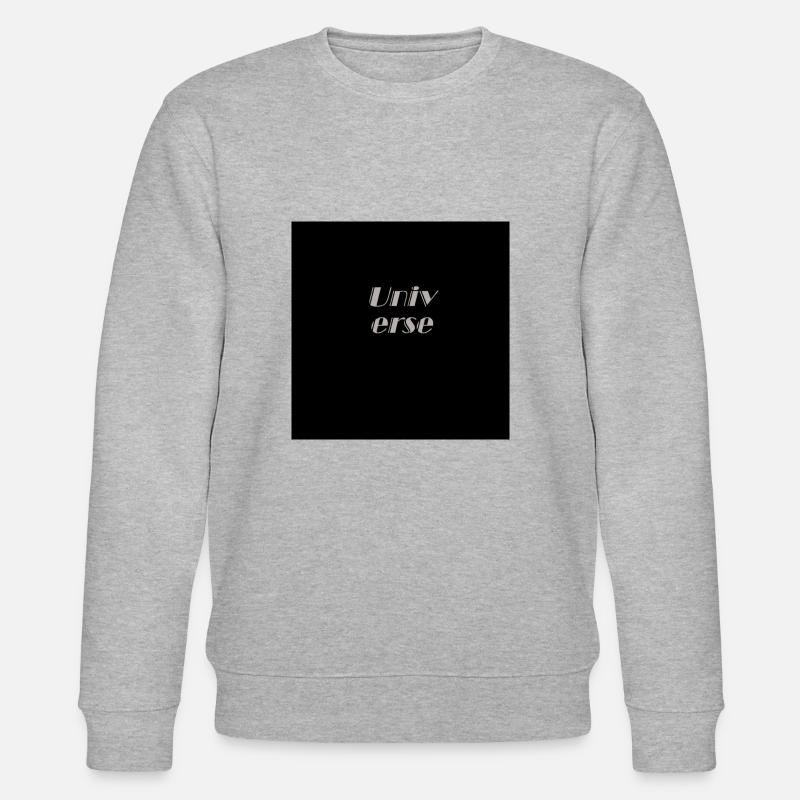 Universe schlichte Schrift - Stanley/Stella Unisex Bio-Sweatshirt CHANGER  - Grau meliert