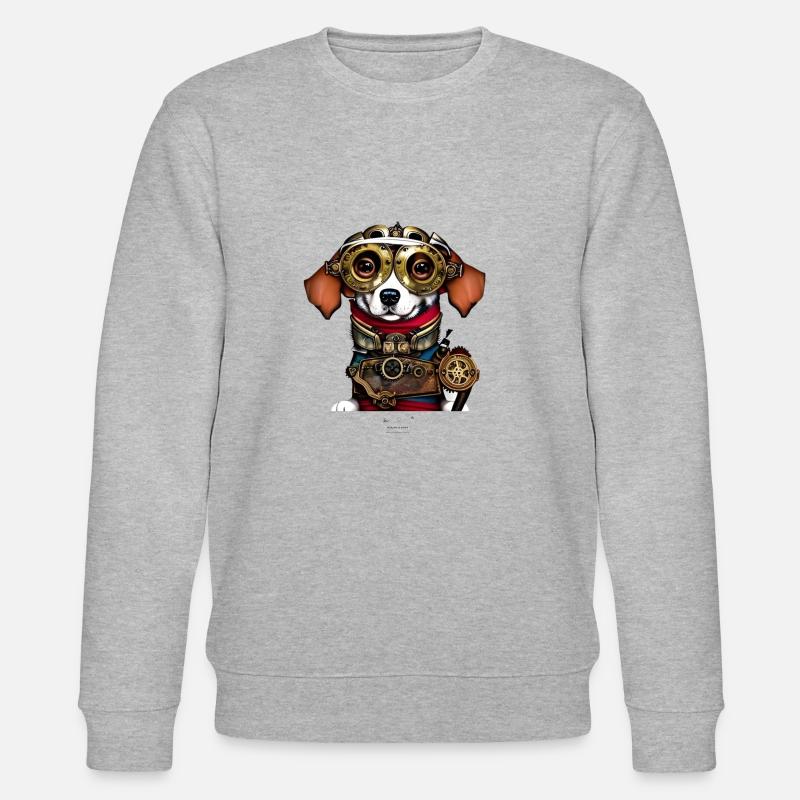 Micky Steamer - Stanley/Stella Unisex Bio-Sweatshirt CHANGER  - Grau meliert