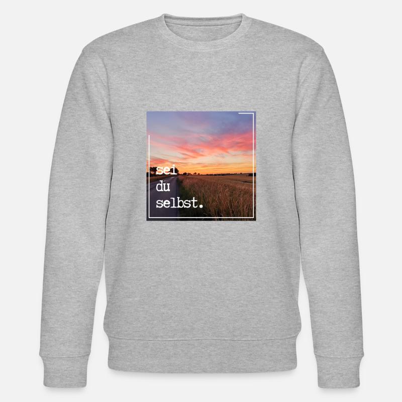 You - Stanley/Stella Unisex Bio-Sweatshirt CHANGER  - Grau meliert