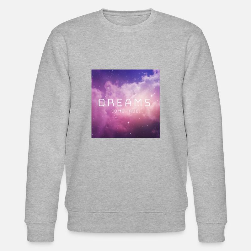 Dreams come true. - Stanley/Stella Unisex Bio-Sweatshirt CHANGER  - Grau meliert