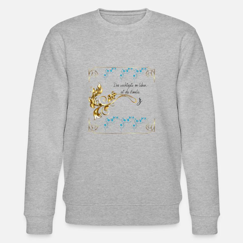 Familie - Stanley/Stella Unisex Bio-Sweatshirt CHANGER  - Grau meliert