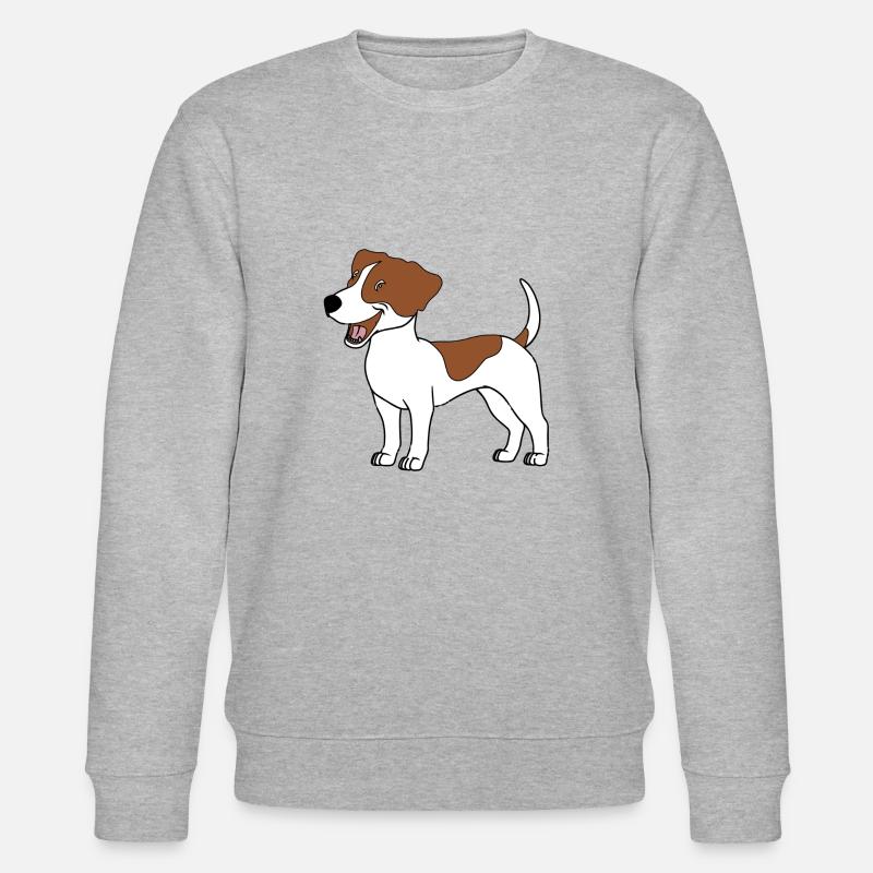 JACK RUSSELL - Stanley/Stella Unisex Bio-Sweatshirt CHANGER  - Grau meliert