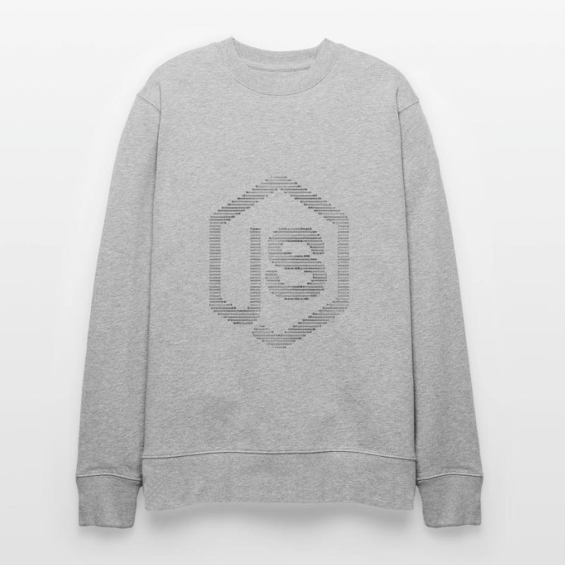 JavaScript Node.js ASCII-Logo (schwarz) Stanley/Stella Unisex Bio-Sweatshirt CHANGER 