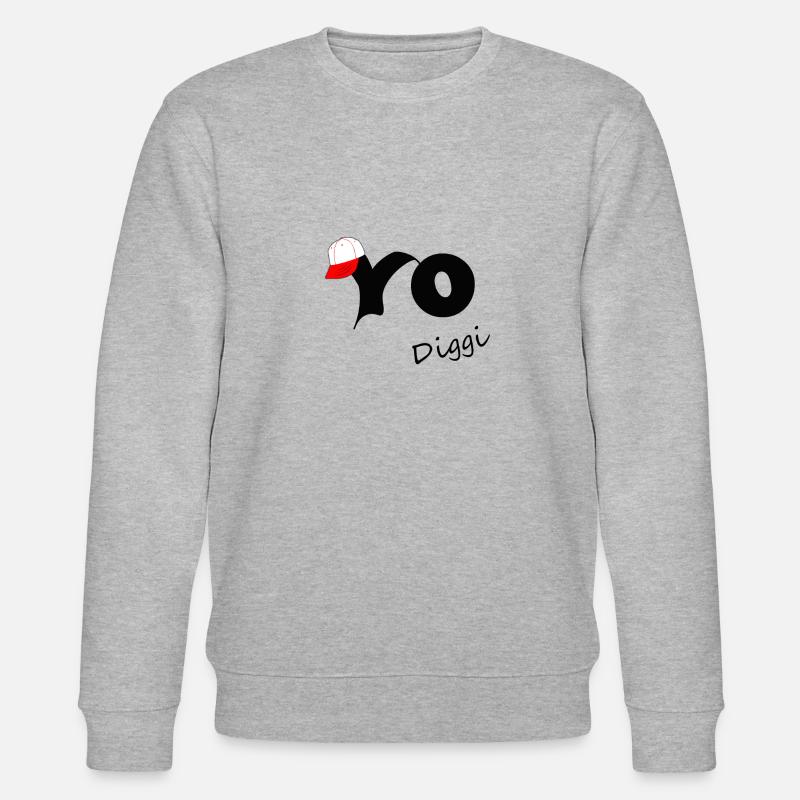 Yo Diggi - Stanley/Stella Unisex Bio-Sweatshirt CHANGER  - Grau meliert