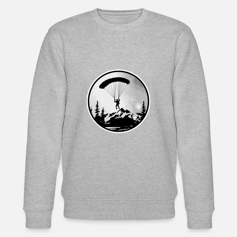 Fallschirmspringer - Stanley/Stella Unisex Bio-Sweatshirt CHANGER  - Grau meliert