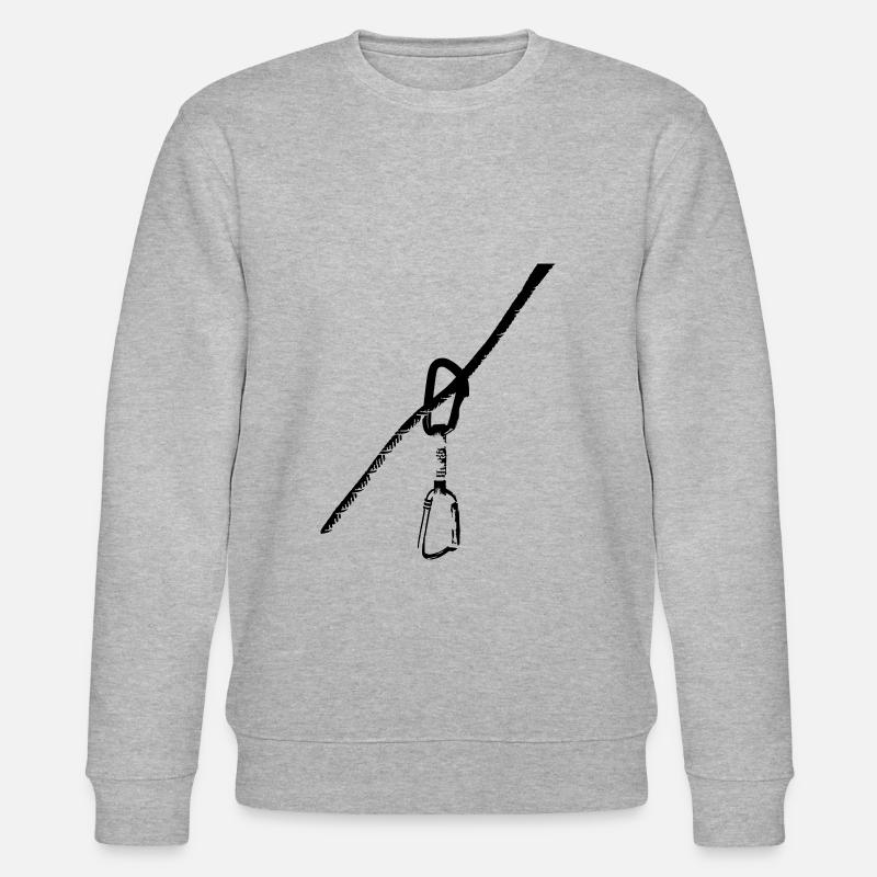 Rope + express loops - Stanley/Stella CHANGER Unisex Organic Sweatshirt - heather grey