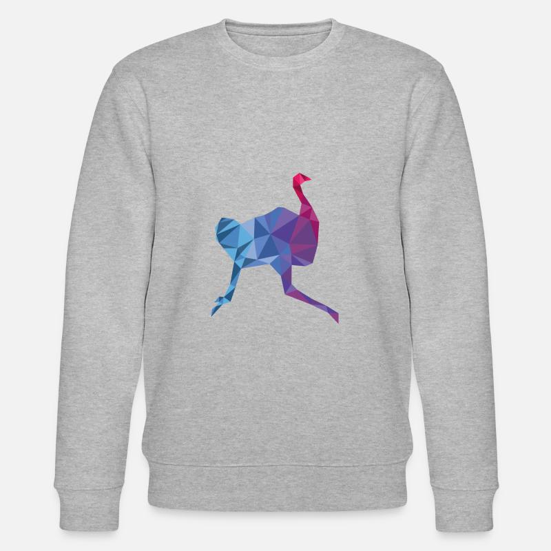 Autruche - Sweat bio CHANGER Stanley/Stella Unisexe - gris chiné