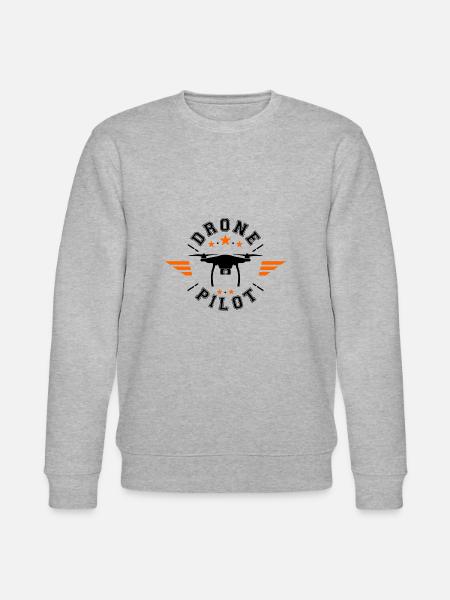 Drone Pile - Stanley/Stella CHANGER Unisex Organic Sweatshirt - heather grey