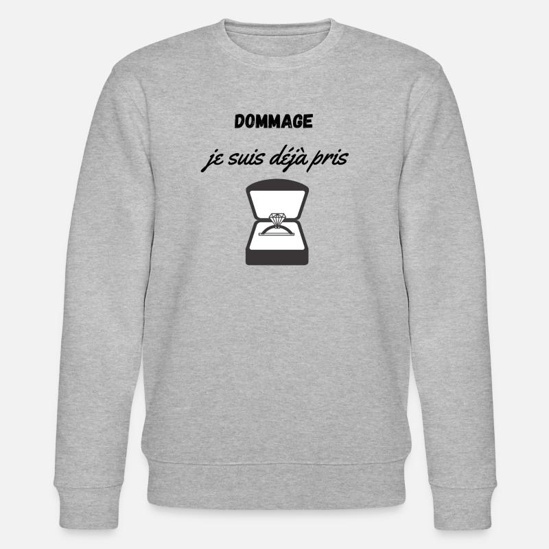 Déjà pris - Sweat bio CHANGER Stanley/Stella Unisexe - gris chiné