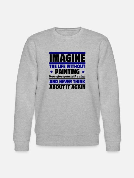 Sans peinture, les couleurs auraient disparu - Sweat bio CHANGER Stanley/Stella Unisexe - gris chiné