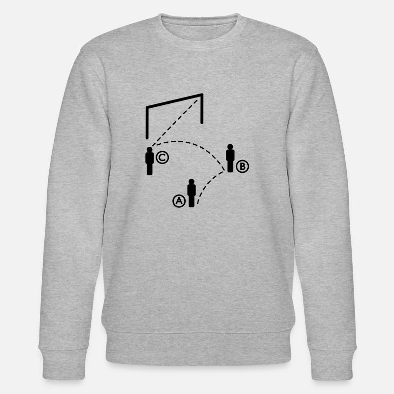 Foot A B C - Sweat bio CHANGER Stanley/Stella Unisexe - gris chiné