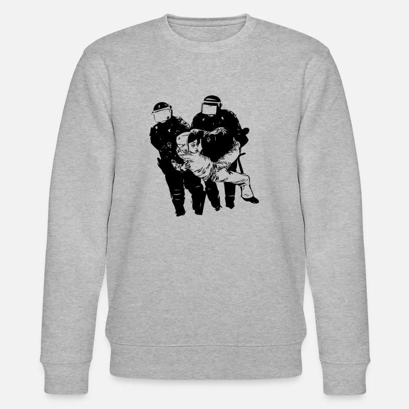 ACAB - Stanley/Stella Unisex Bio-Sweatshirt CHANGER  - Grau meliert