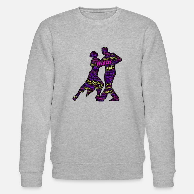 Tanzpaar modern - Stanley/Stella Unisex Bio-Sweatshirt CHANGER  - Grau meliert