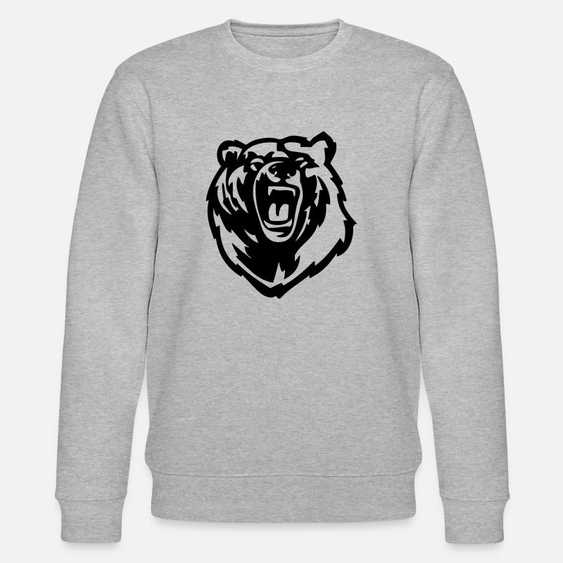 roaring_bear - Sweat bio CHANGER Stanley/Stella Unisexe - gris chiné