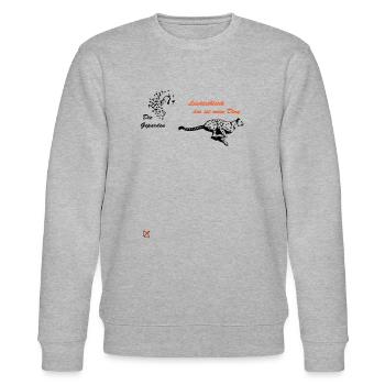 Leichtathletik - Stanley/Stella Unisex Bio-Sweatshirt CHANGER  - Grau meliert - Vorne - Nik (191cm) & Marisol (170cm)