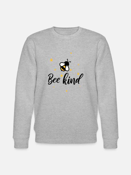 Bee kind sparkle - Stanley/Stella CHANGER Unisex Organic Sweatshirt - heather grey