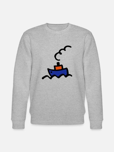 Boat - Stanley/Stella CHANGER Unisex Organic Sweatshirt - heather grey