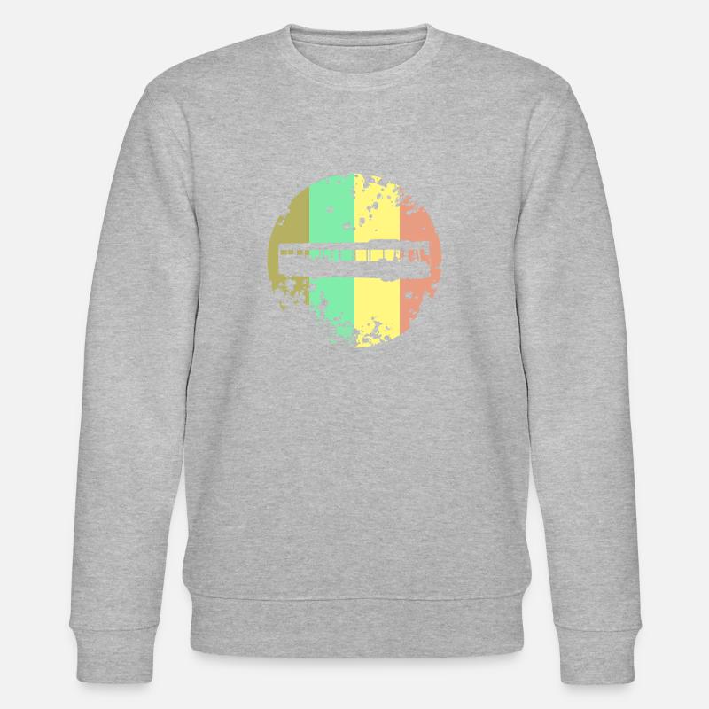 Busfahrer Busfahrerin Bus - Stanley/Stella Unisex Bio-Sweatshirt CHANGER  - Grau meliert