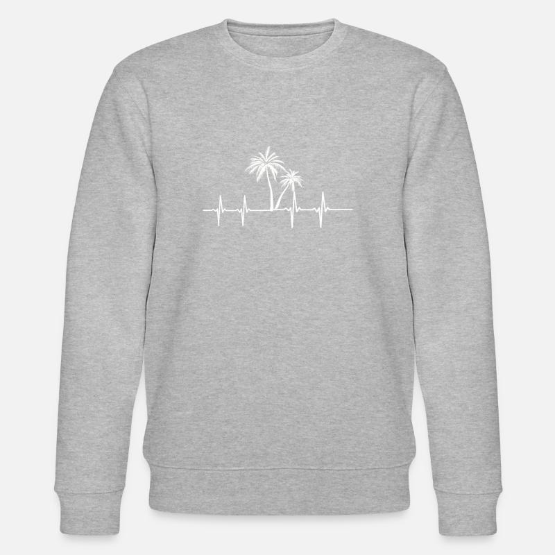 Pulse beat palm trees - Stanley/Stella CHANGER Unisex Organic Sweatshirt - undefined