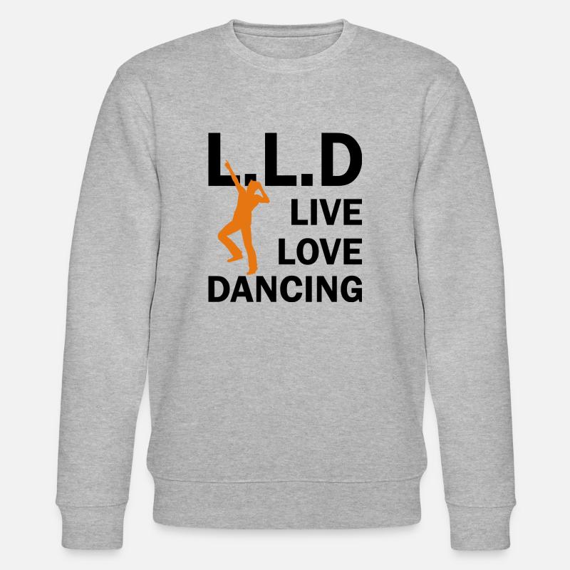 Dancing Dance Music - Stanley/Stella Unisex Bio-Sweatshirt CHANGER  - Grau meliert