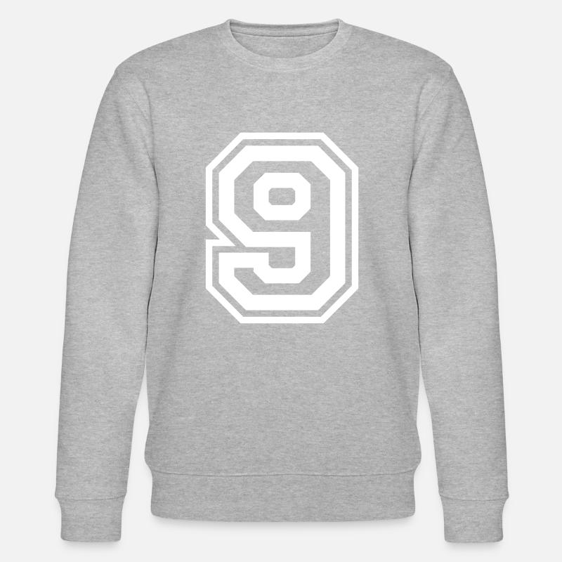 9 Numéro de numéro - Sweat bio CHANGER Stanley/Stella Unisexe - gris chiné