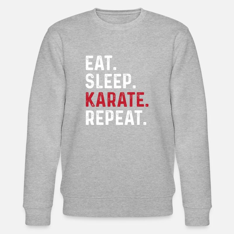 Sleep Karate - Stanley/Stella Unisex Bio-Sweatshirt CHANGER  - Grau meliert