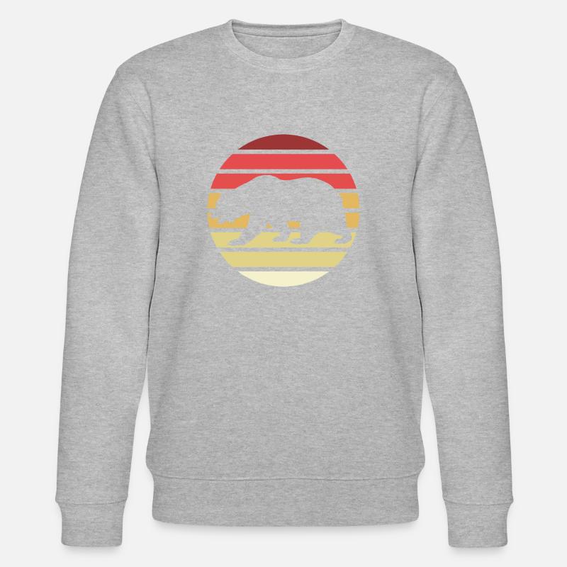 Bär - Stanley/Stella Unisex Bio-Sweatshirt CHANGER  - Grau meliert