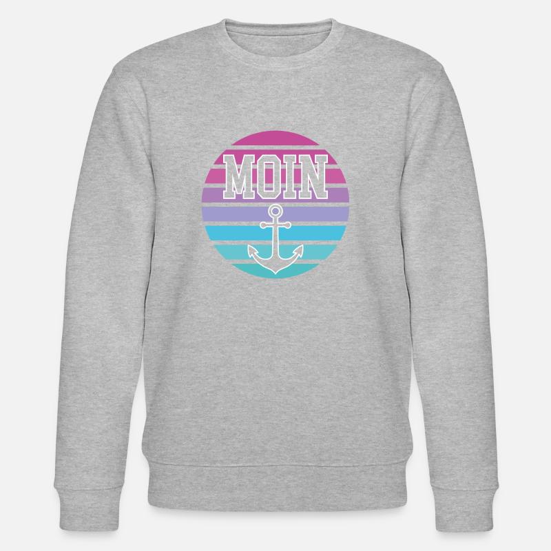 Moin Anker - Stanley/Stella Unisex Bio-Sweatshirt CHANGER  - Grau meliert