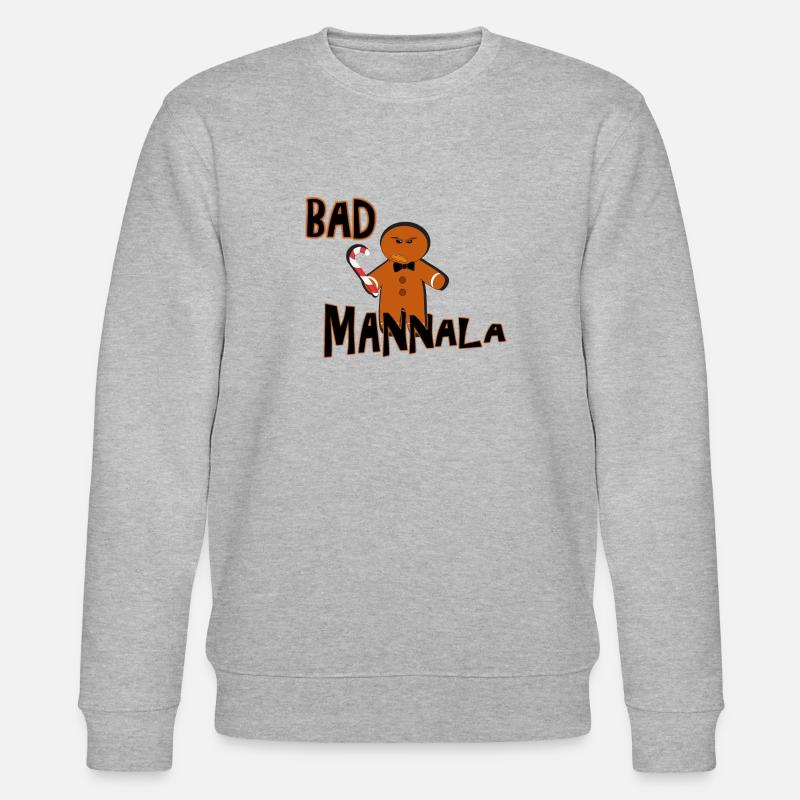 Bad Mannala Elsass - Stanley/Stella Unisex Bio-Sweatshirt CHANGER  - Grau meliert